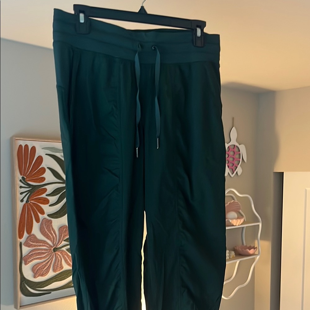 lululemon athletica Dark Green Dance Studio Pants